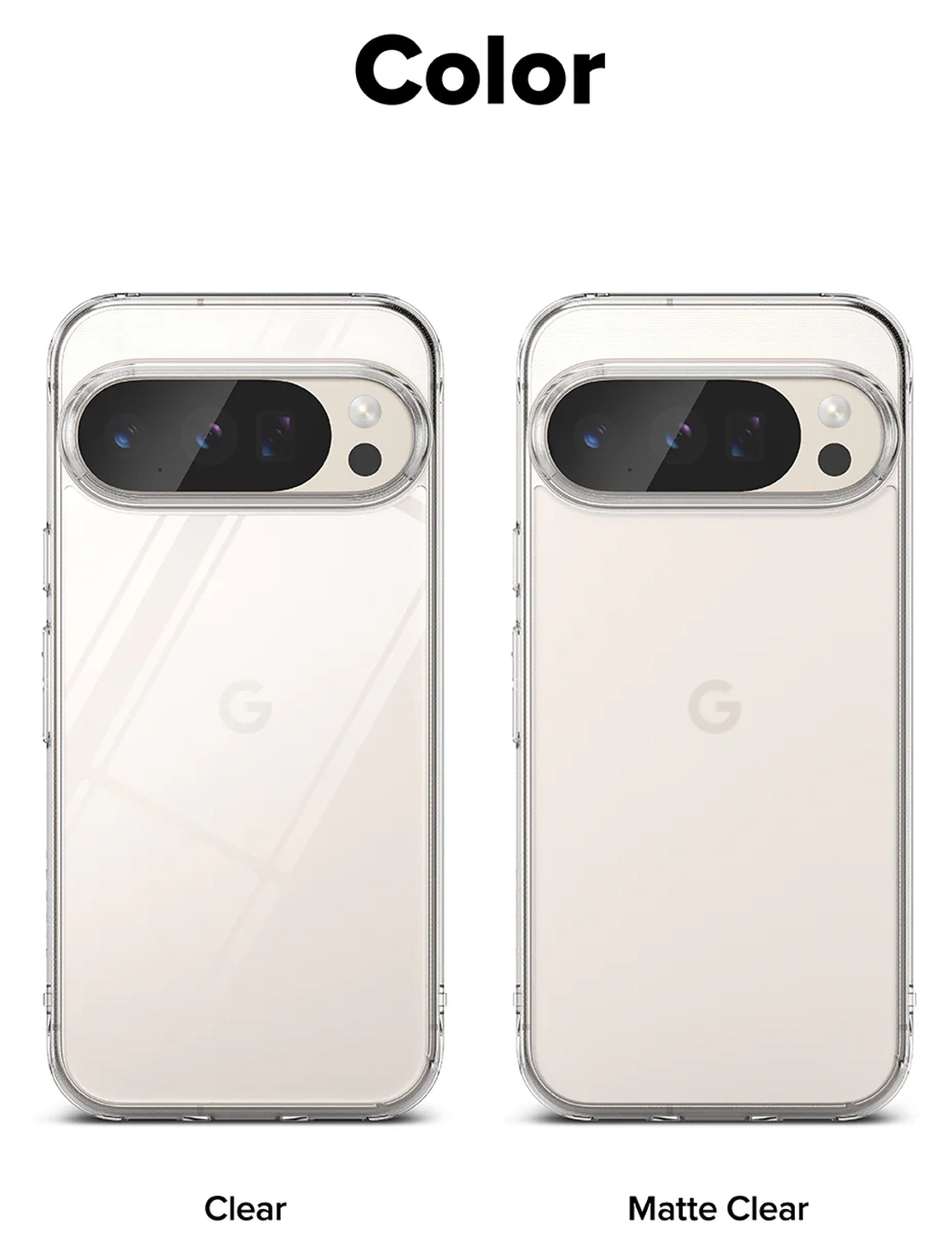 Ringke Fusion Google Pixel 10 Pro XL Hoesje Back Cover Matte Transparant afbeelding 11