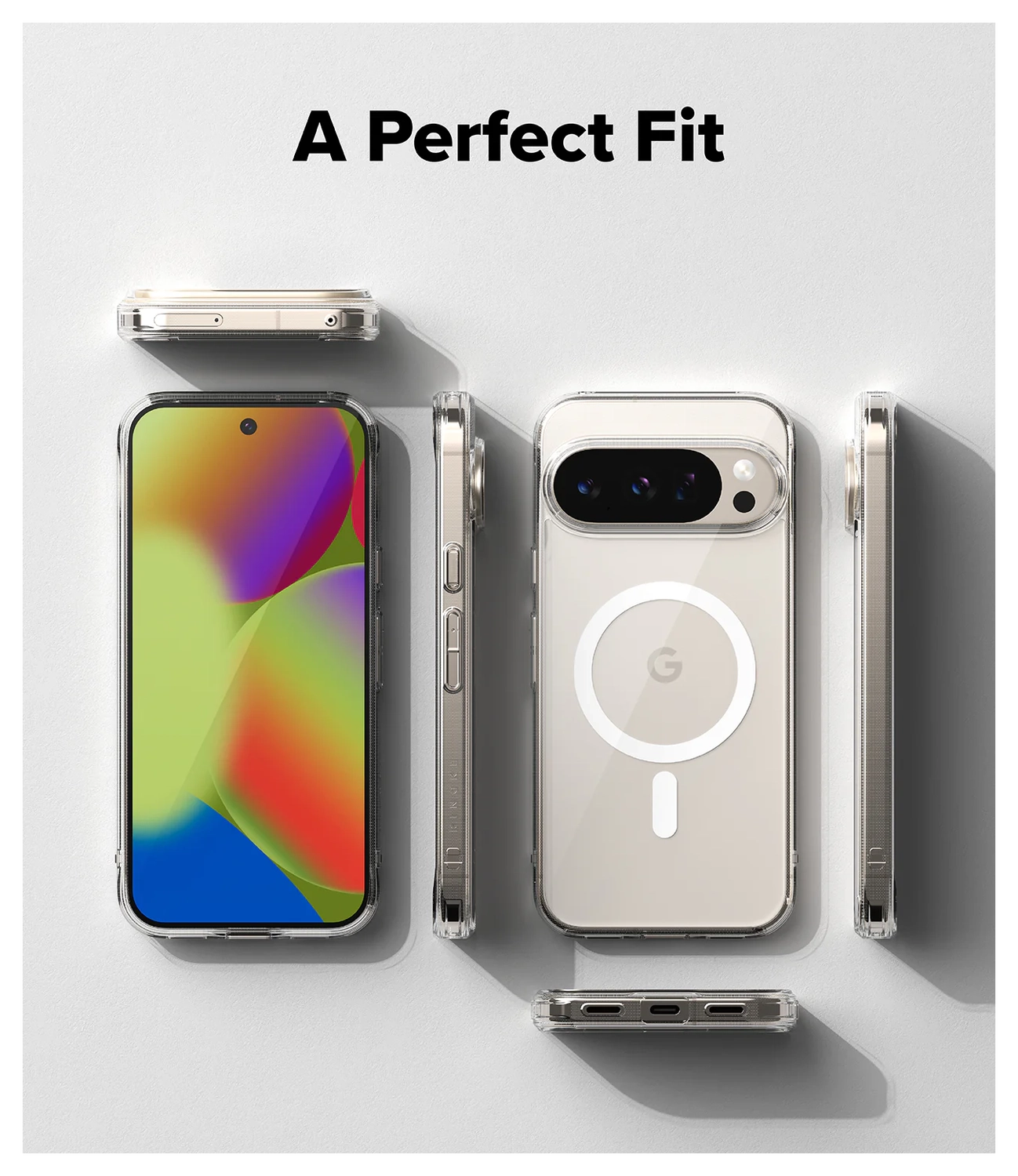 Ringke Fusion Magnetic Google Pixel 10 Pro XL Hoesje MagSafe Transparant afbeelding 2