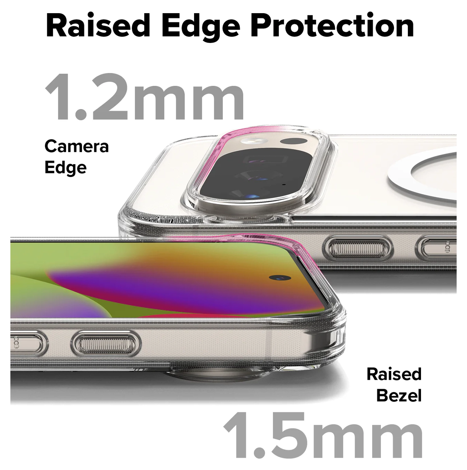 Ringke Fusion Magnetic Google Pixel 10 Pro XL Hoesje MagSafe Transparant afbeelding 3