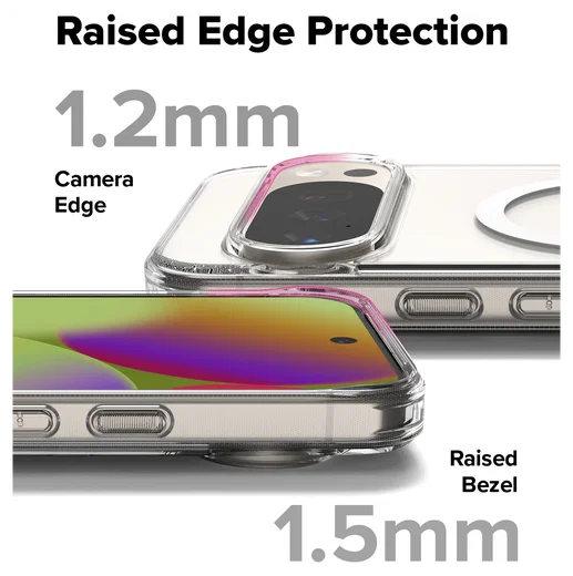 Ringke Fusion Magnetic Google Pixel 10 Pro XL Hoesje MagSafe Transparant afbeelding 3