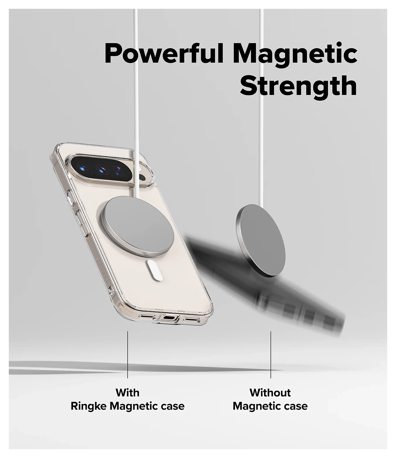 Ringke Fusion Magnetic Google Pixel 10 Pro XL Hoesje MagSafe Transparant afbeelding 7