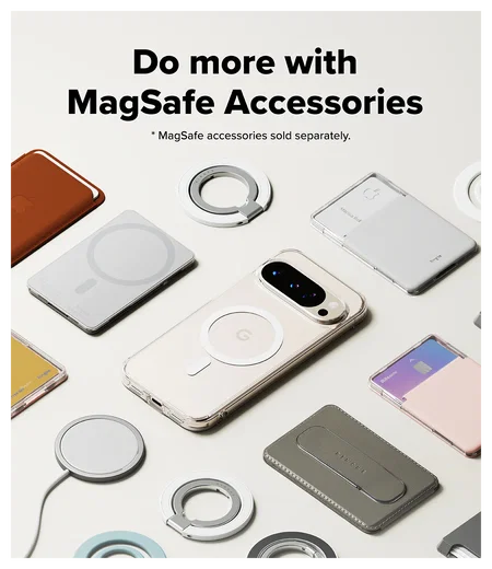 Ringke Fusion Magnetic Google Pixel 10 Pro XL Hoesje MagSafe Transparant afbeelding 8