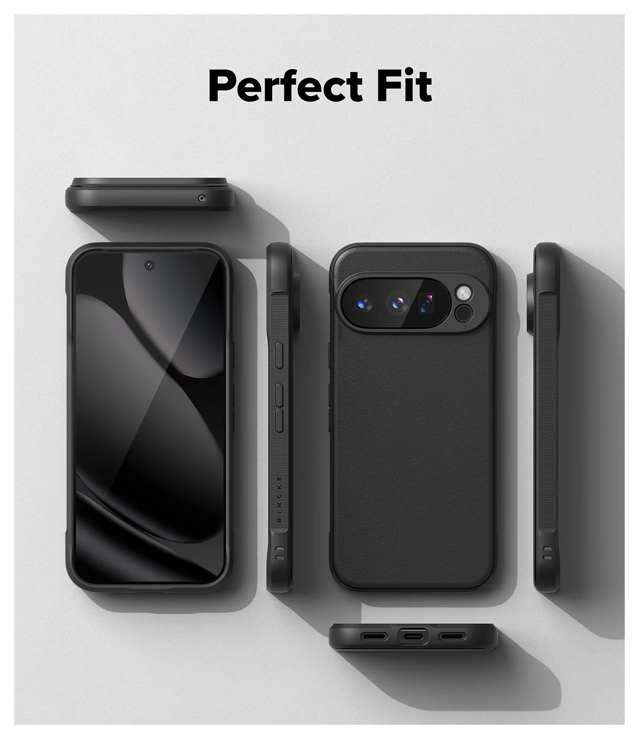 Ringke Onyx Google Pixel 10 Pro XL Hoesje Flexibel TPU Back Cover Zwart afbeelding 2