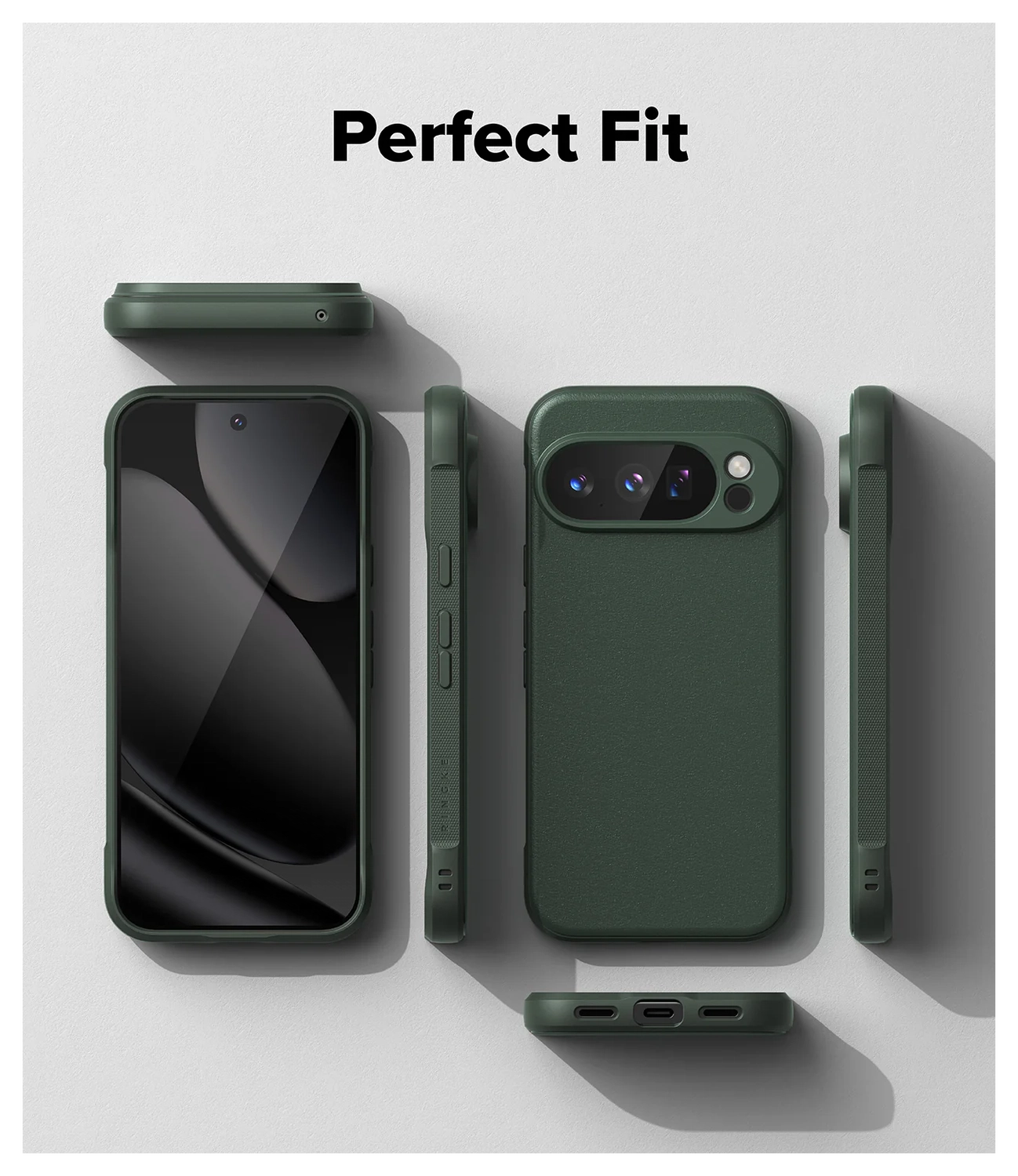 Ringke Onyx Google Pixel 10 Pro XL Hoesje Flexibel TPU Back Cover Groen afbeelding 2