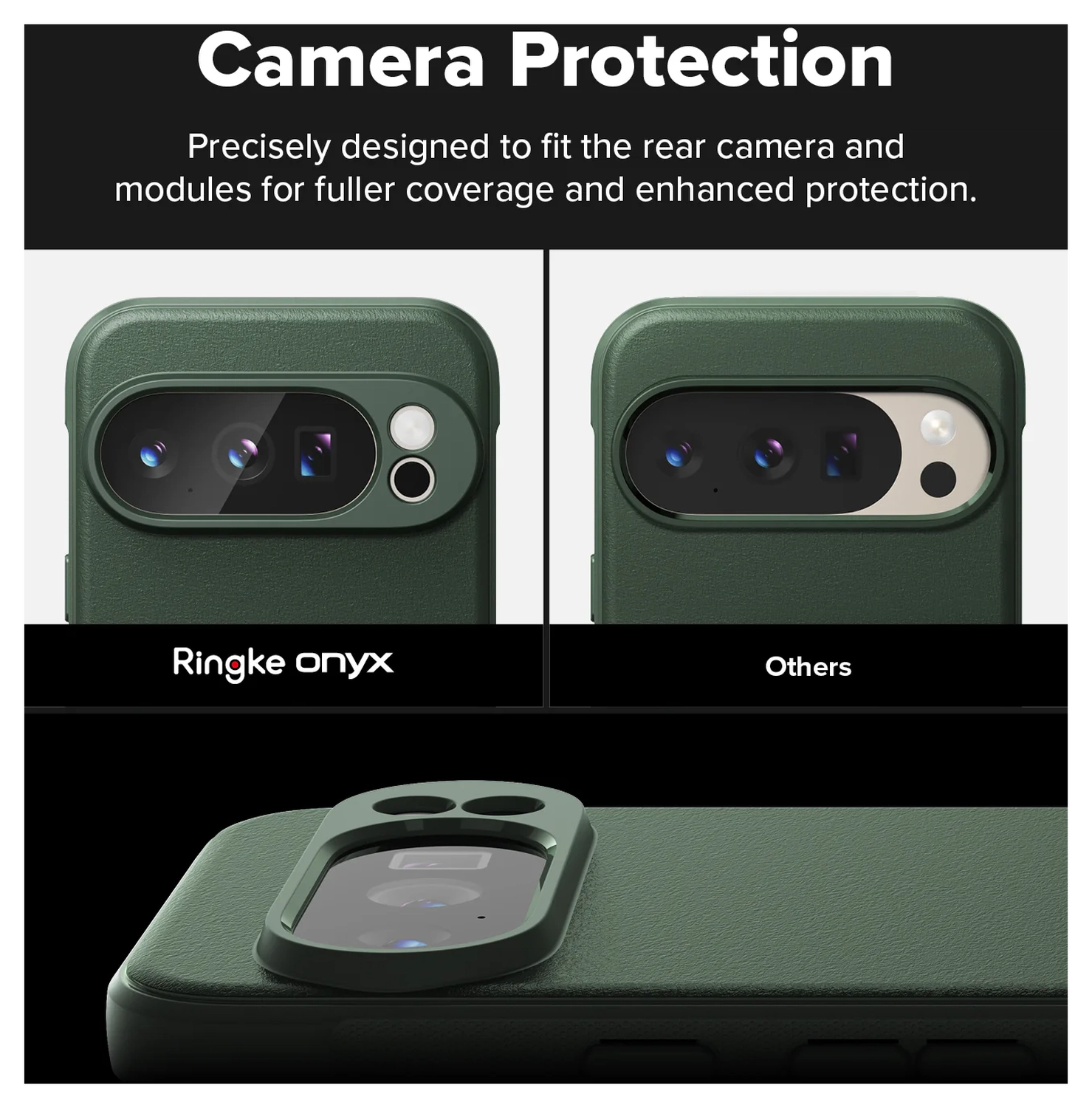 Ringke Onyx Google Pixel 10 Pro XL Hoesje Flexibel TPU Back Cover Groen afbeelding 5