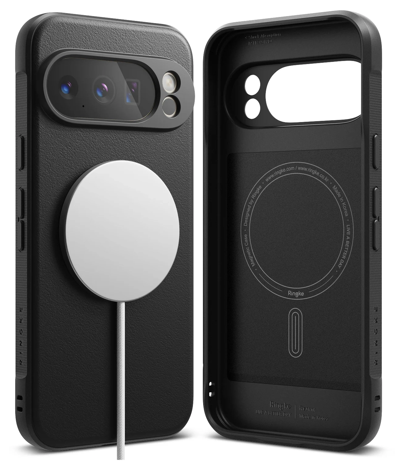 Ringke Onyx Magnetic Google Pixel 10 Pro XL Hoesje MagSafe Zwart afbeelding 1