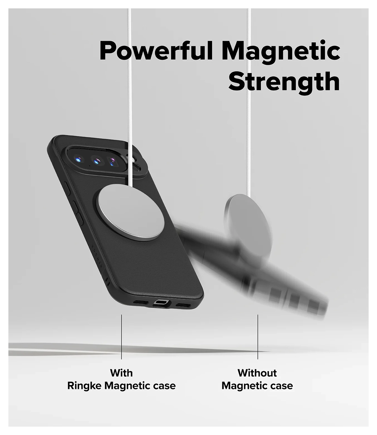 Ringke Onyx Magnetic Google Pixel 10 Pro XL Hoesje MagSafe Zwart afbeelding 8
