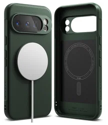 Ringke Onyx Magnetic Google Pixel 10 Pro XL Hoesje MagSafe Groen afbeelding