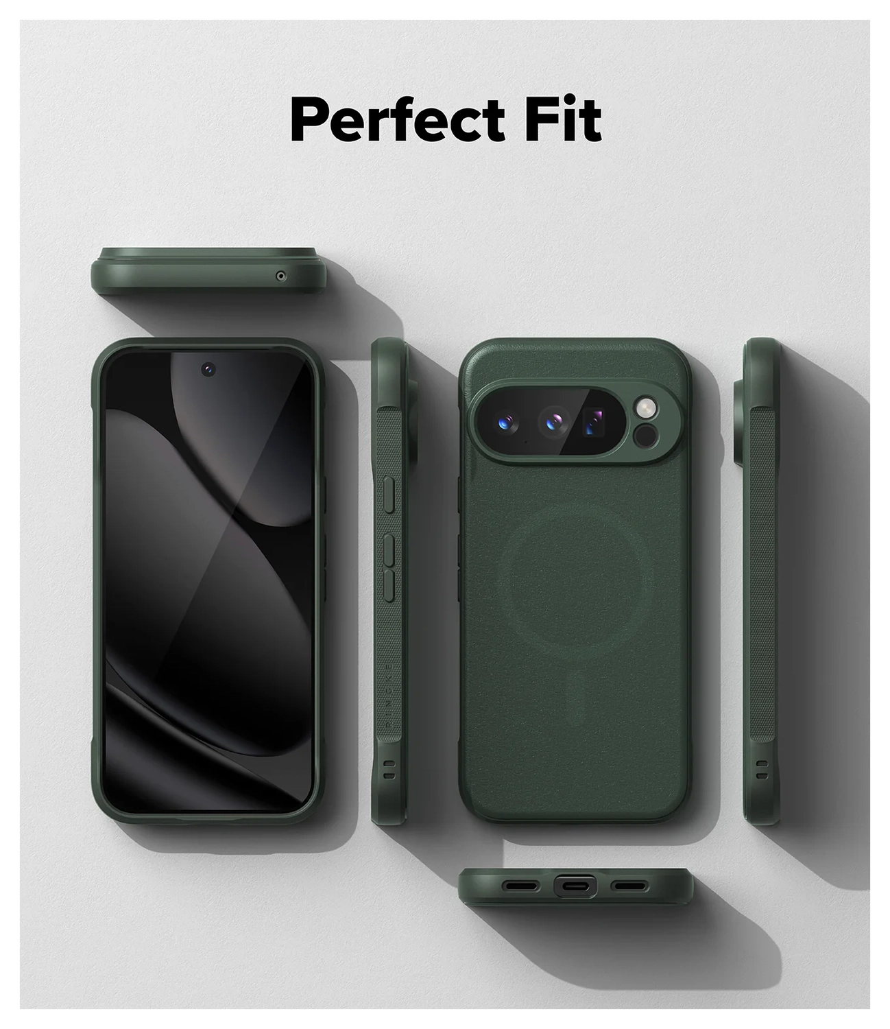 Ringke Onyx Magnetic Google Pixel 10 Pro XL Hoesje MagSafe Groen afbeelding 2
