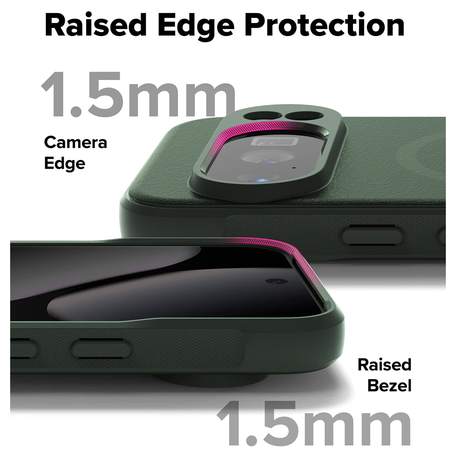 Ringke Onyx Magnetic Google Pixel 10 Pro XL Hoesje MagSafe Groen afbeelding 3