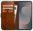Rosso Element Samsung Galaxy S25 FE Hoesje Book Case Wallet Bruin