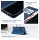 Rosso Element Samsung Galaxy S25 FE Hoesje Book Case Wallet Blauw afbeelding 3