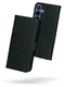 Rosso Deluxe Samsung Galaxy S25 FE Hoesje Echt Leer Book Case Zwart afbeelding 2