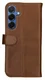 Rosso Deluxe Samsung Galaxy S25 FE Hoesje Echt Leer Book Case Bruin afbeelding 10