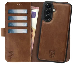 Rosso Element Uitneembaar 2-in-1 Samsung Galaxy S25 FE Hoesje Bruin afbeelding