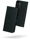 Rosso Deluxe Samsung Galaxy A17 Hoesje Echt Leer Book Case Zwart afbeelding 2