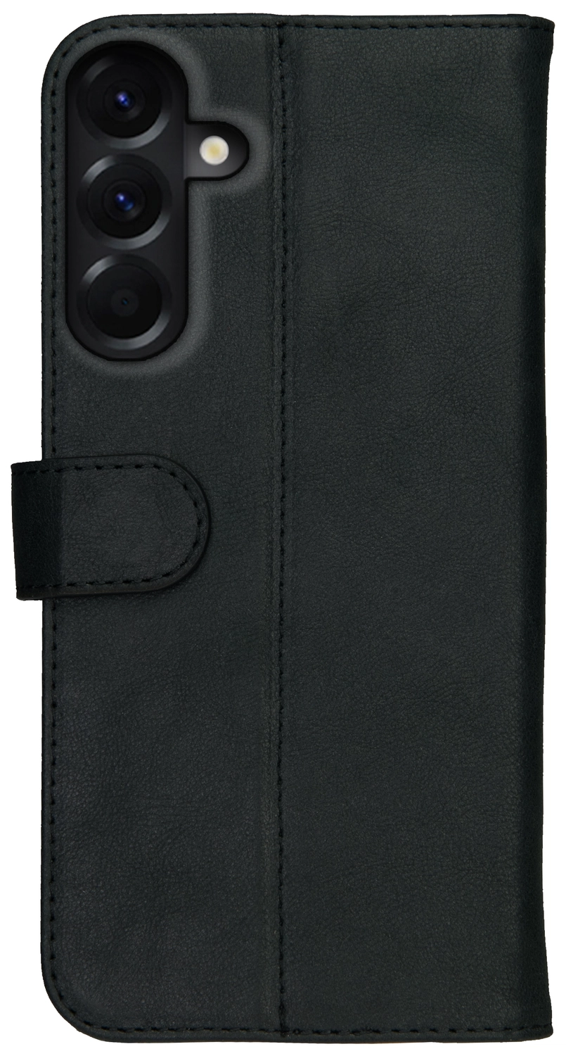 Rosso Deluxe Samsung Galaxy A17 Hoesje Echt Leer Book Case Zwart afbeelding 10