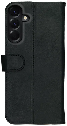 Rosso Deluxe Samsung Galaxy A17 Hoesje Echt Leer Book Case Zwart afbeelding 10