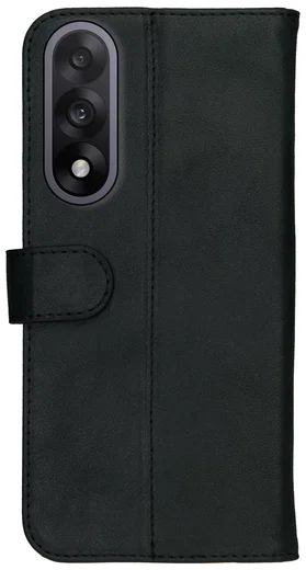 Rosso Deluxe OnePlus Nord 5 Hoesje Echt Leer Book Case Zwart afbeelding 10