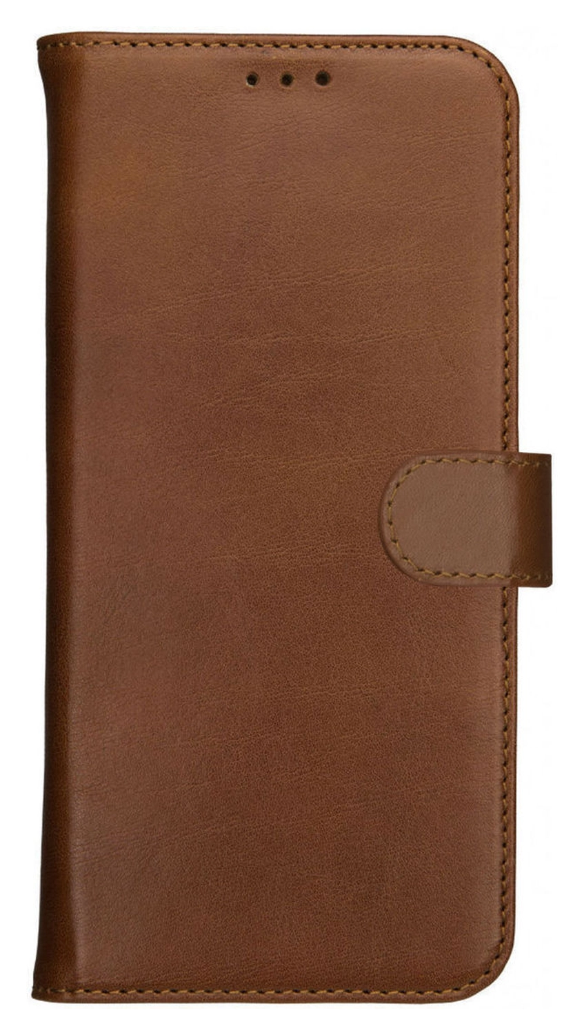 Rosso Deluxe OnePlus Nord 5 Hoesje Echt Leer Book Case Bruin afbeelding 13