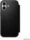 Nomad Modern Leather Folio iPhone 17 Hoesje Book Case MagSafe Zwart afbeelding 5