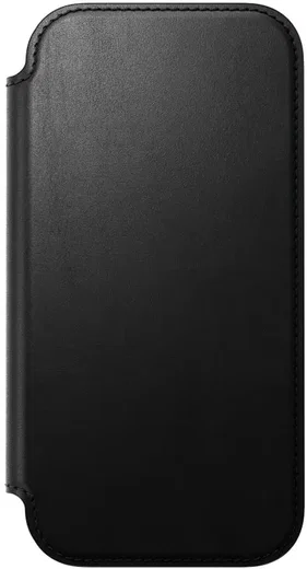 Nomad Modern Leather Folio iPhone 17 Hoesje Book Case MagSafe Zwart afbeelding 6