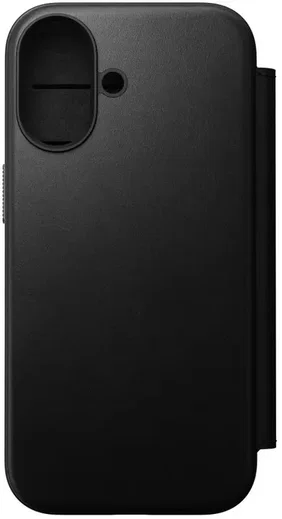 Nomad Modern Leather Folio iPhone 17 Hoesje Book Case MagSafe Zwart afbeelding 12