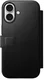 Nomad Modern Leather Folio iPhone 17 Hoesje Book Case MagSafe Zwart afbeelding 1