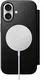 Nomad Modern Leather Folio iPhone 17 Hoesje Book Case MagSafe Zwart afbeelding 3