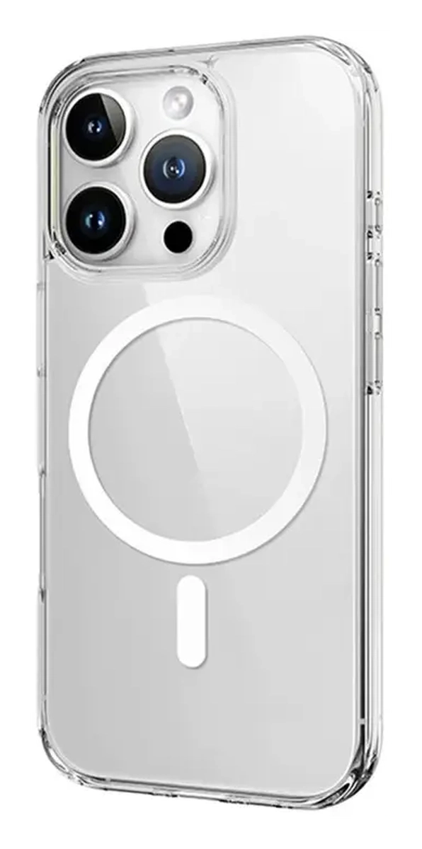 Apple iPhone 16 Pro Max Hoesje Hard Cover met MagSafe Transparant afbeelding 1