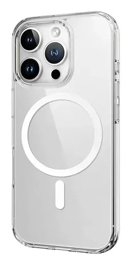 Apple iPhone 16 Pro Max Hoesje Hard Cover met MagSafe Transparant afbeelding 1