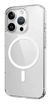Apple iPhone 16 Pro Max Hoesje Hard Cover met MagSafe Transparant