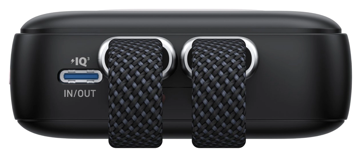 Anker Zolo (30W) 20.000 mAh Powerbank met 2 Ingebouwde MFi USB-C Kabels Zwart afbeelding 8