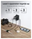 Anker Nano Travel Adapter (20W) Reislader Wereldstekker EU/US/UK/AU Zwart afbeelding 3