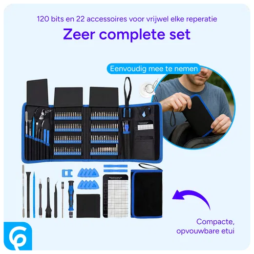 120 Bits Mobiele Telefoon Schroevendraaier Gereedschap Reparatieset afbeelding 3