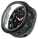Samsung Galaxy Watch 8 44MM Hoesje - Hard Plastic - Diamant Zwart afbeelding 1