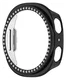 Samsung Galaxy Watch 8 44MM Hoesje - Hard Plastic - Diamant Zwart afbeelding 2