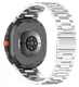 Universeel Smartwatch 20MM Bandje - Hoogwaardig Staal - met Schakels - Zilver afbeelding 1