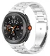Universeel Smartwatch 20MM Bandje - Hoogwaardig Staal - met Schakels - Zilver afbeelding 6