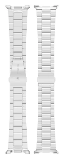 Universeel Smartwatch 20MM Bandje - Hoogwaardig Staal - met Schakels - Zilver afbeelding 7