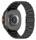 Universeel Smartwatch 20MM Bandje - Hoogwaardig Staal - met Schakels - Zwart
