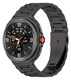 Universeel Smartwatch 20MM Bandje - Hoogwaardig Staal - met Schakels - Zwart afbeelding 2