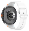 Samsung Galaxy Watch 8 Bandje - Siliconen Gesp Sluiting - L - Wit