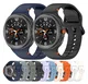 Samsung Galaxy Watch 8 Bandje - Siliconen Gesp Sluiting - L - Wit afbeelding 5
