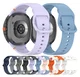 Samsung Galaxy Watch 8 Bandje - Siliconen Gesp Sluiting - L - Wit afbeelding 6