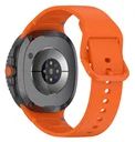Samsung Galaxy Watch 8 Bandje - Siliconen Gesp Sluiting - L - Oranje