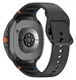 Samsung Galaxy Watch 8 Bandje - Siliconen Gesp Sluiting - L - Zwart