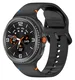 Samsung Galaxy Watch 9 / 8 Bandje - Siliconen Gesp Sluiting - L - Zwart afbeelding 2