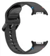 Samsung Galaxy Watch 9 / 8 Bandje - Siliconen Gesp Sluiting - L - Zwart afbeelding 4