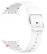 Samsung Galaxy Watch 8 Bandje - Siliconen Gesp Sluiting - S - Wit afbeelding 2